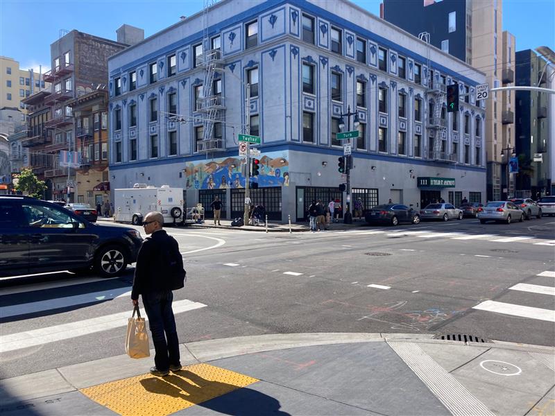 intersection of Turk and Taylor Streets