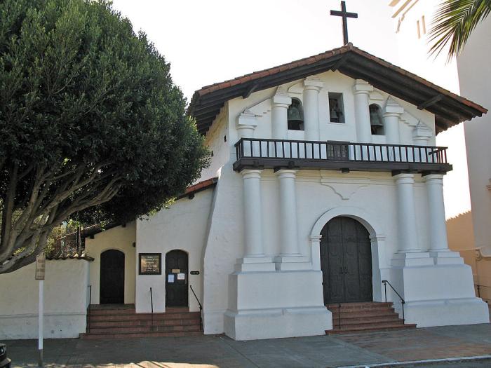 Mission Dolores church exterior